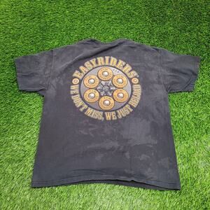 Vintage Easy Riders Biker Rally Shirt XL 24x27 Faded Y2K